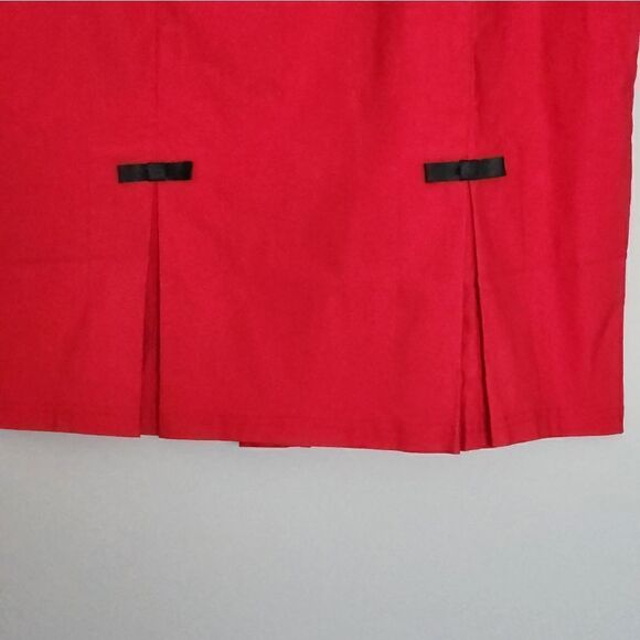 NEW WOMEN'S BELLE POJUE STRETCH SKIRT XL SIZE RED COLOR.. - Picture 3 of 5